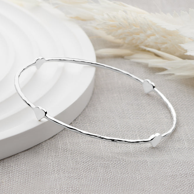Four Heart Bangle