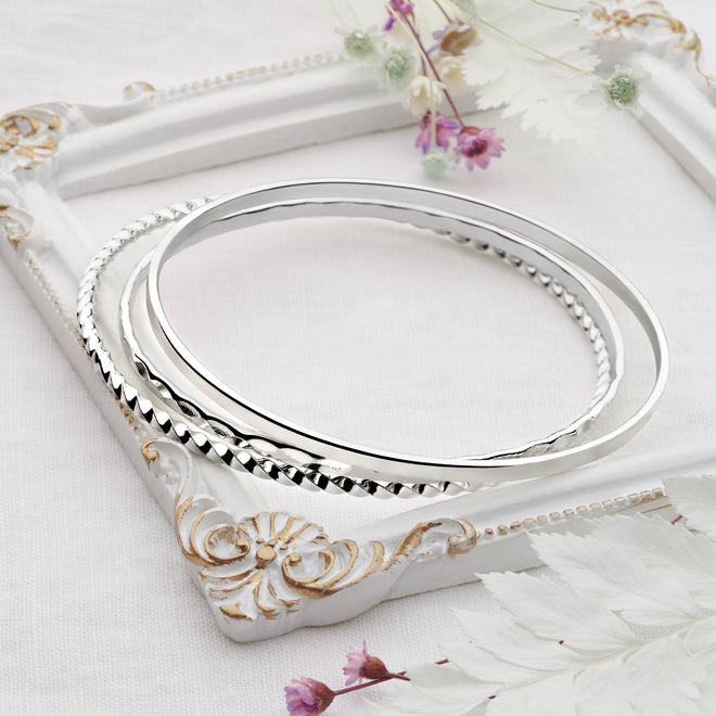 Shimmering Bangles Stack Set
