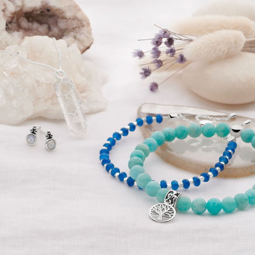 Amazonite Tree of Life Bracelet