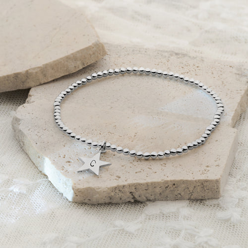 Personalised Initial Star Bracelet