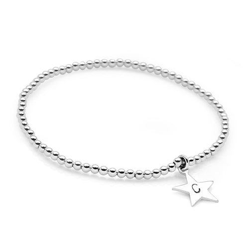 Personalised Initial Star Bracelet