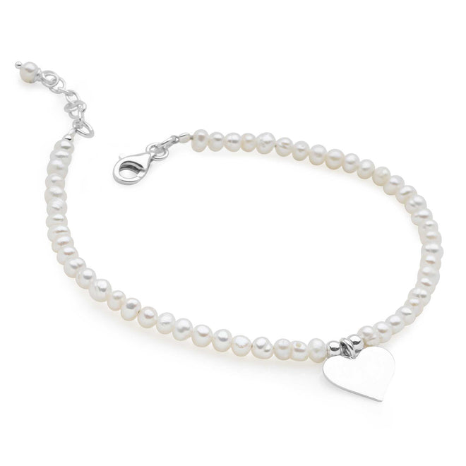 Pearly Love Cream Bracelet