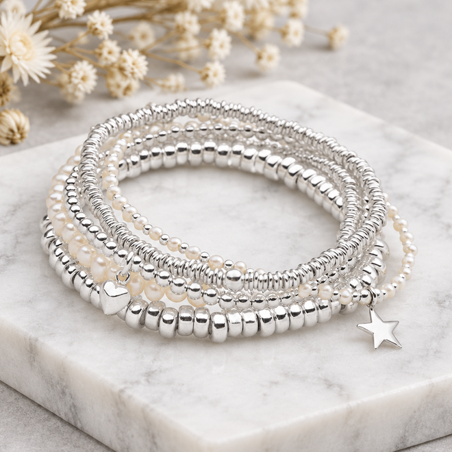Perla Bracelet Stack