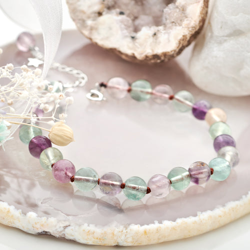 Beaded Fluorite Bracelet