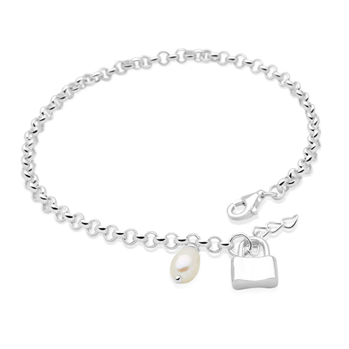 Padlock Pearl Bracelet
