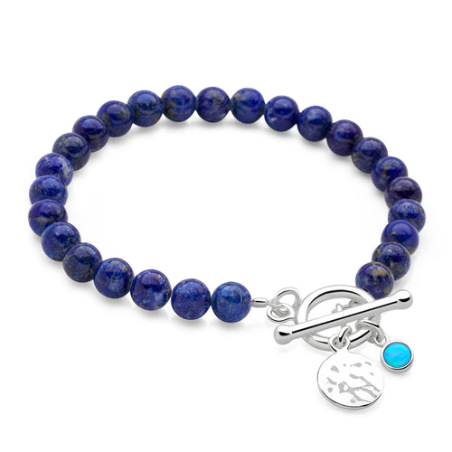 Bijou Charm Bracelet (Lapis)