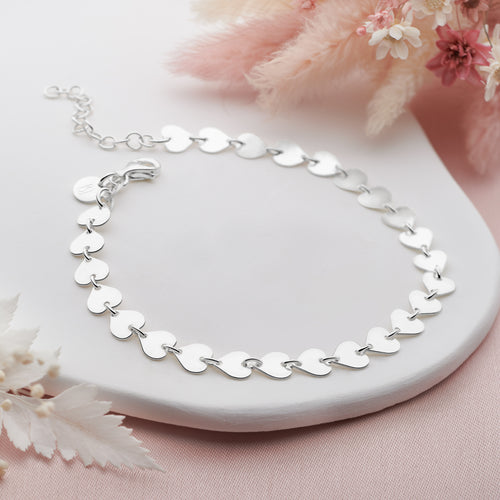 Silver Petal Bracelet