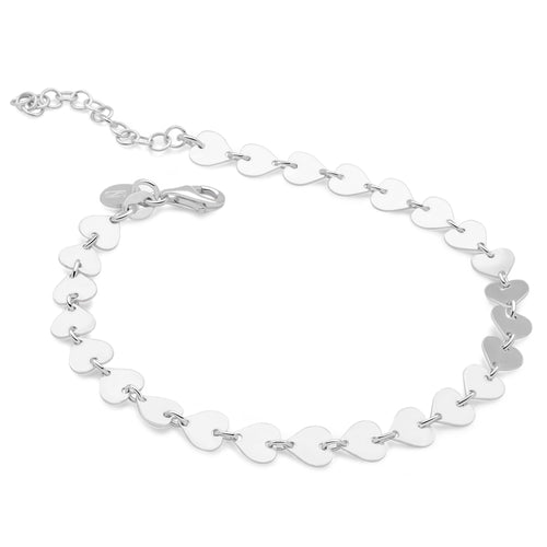 Silver Petal Bracelet