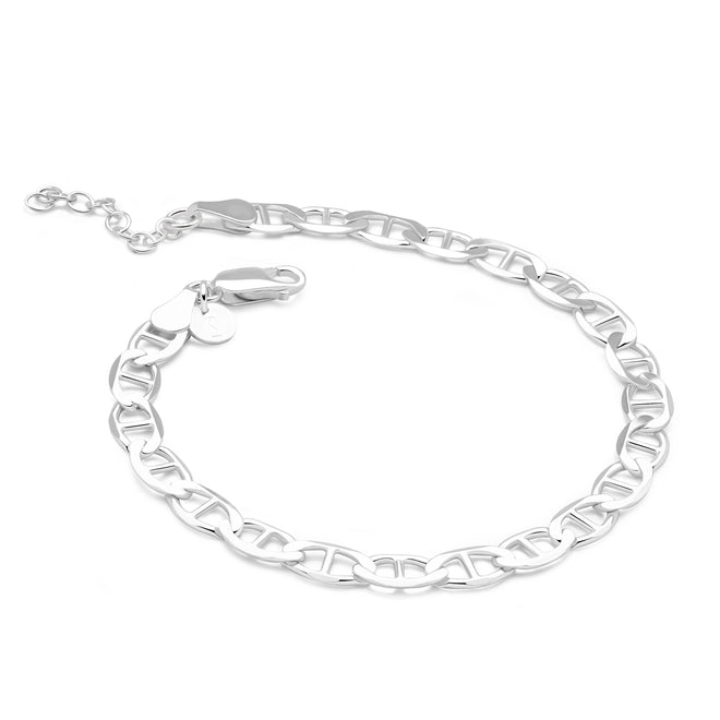 Flat Anchor Link Bracelet