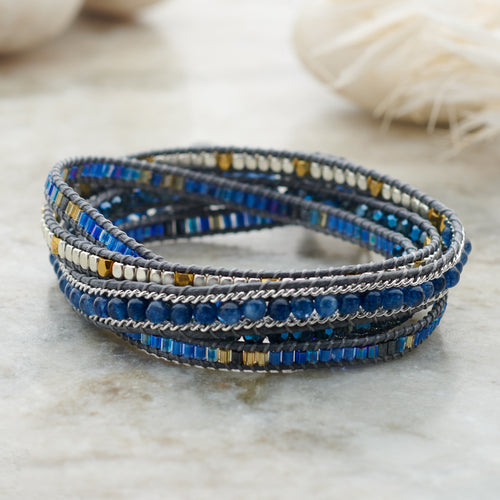 Summer Storm Wrap Bracelet