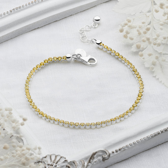 Tennis Bracelet (Yellow)