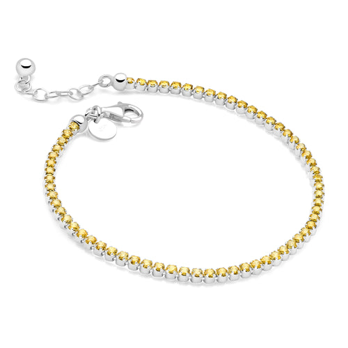 Tennis Bracelet (Yellow)