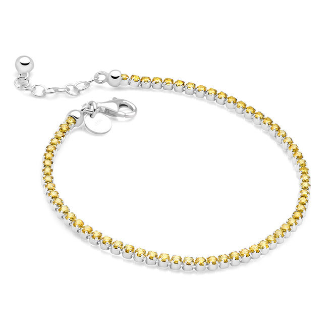 Tennis Bracelet (Yellow)