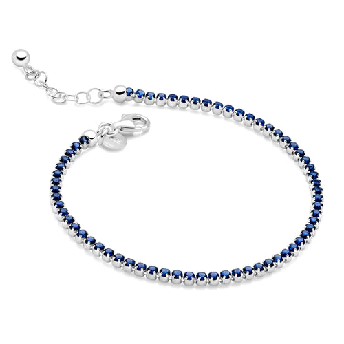 Tennis Bracelet (Sapphire Blue)