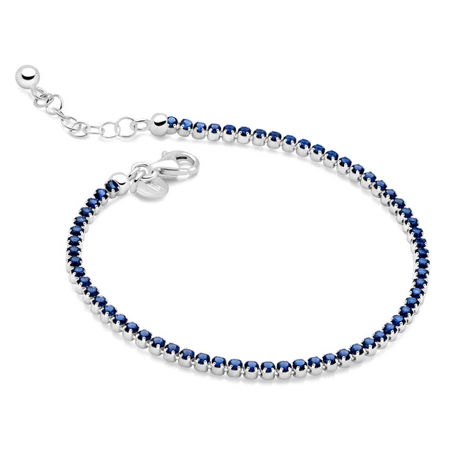 Tennis Bracelet (Sapphire Blue)