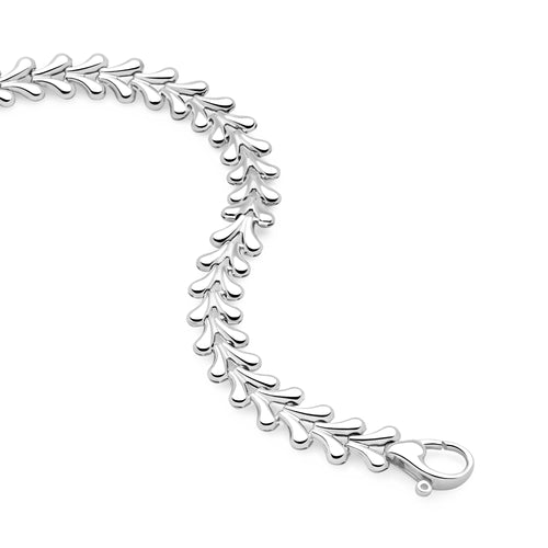 Silver Wishbone Bracelet