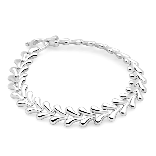 Silver Wishbone Bracelet
