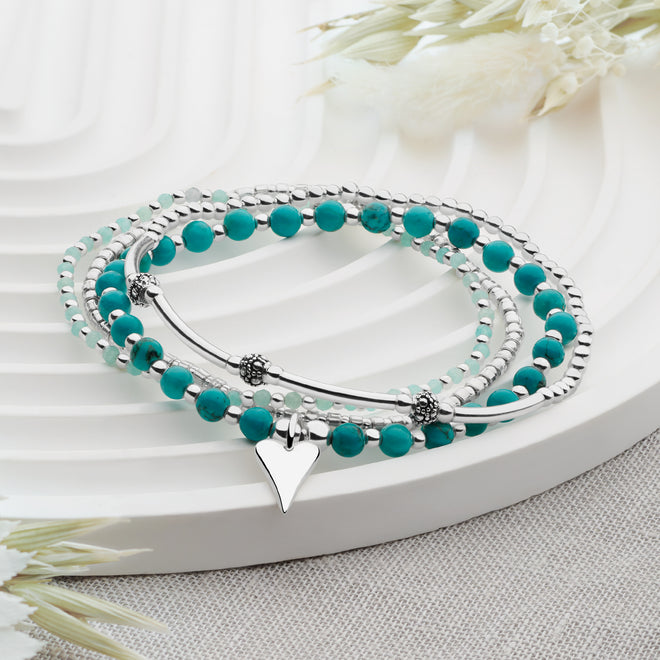Cerulean Love Stack Set