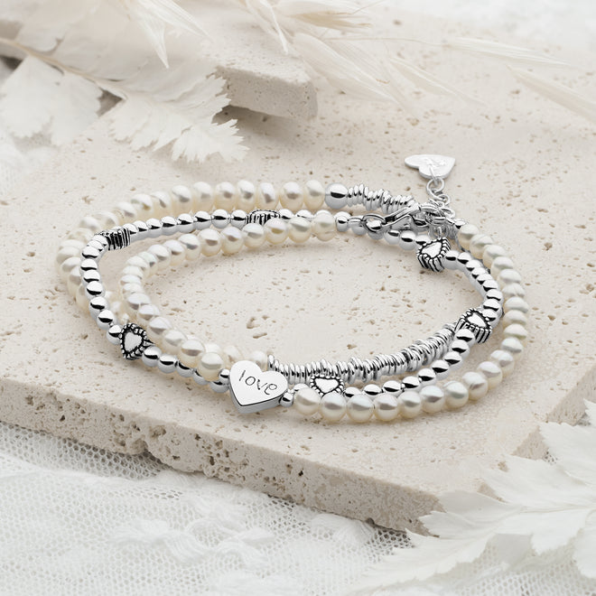 Glowing Love Bracelet Stack