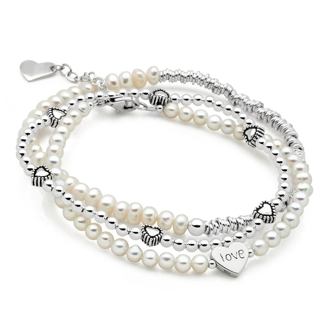 Glowing Love Bracelet Stack