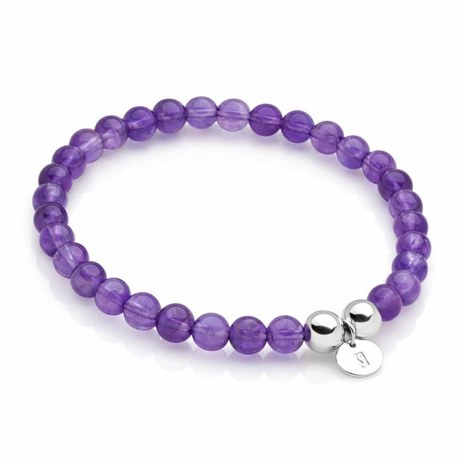 Bodhi Beads Bracelet (Amethyst)