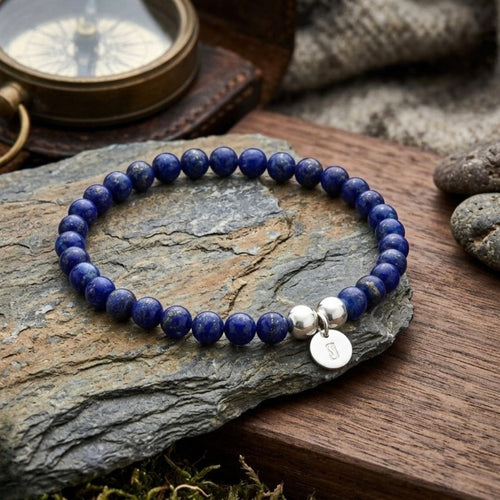Bodhi Beads Bracelet (Lapis Lazuli)