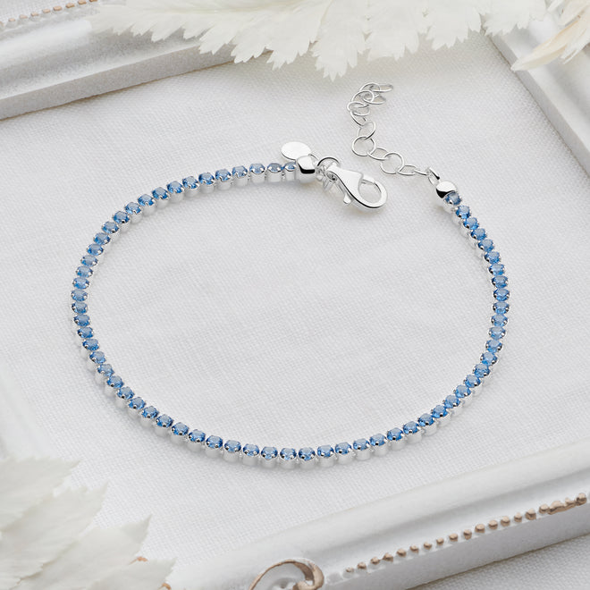 Tennis Bracelet (Sky Blue)