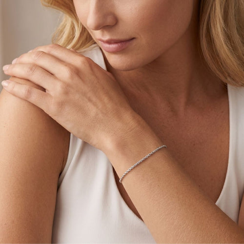 Silver Weave Bracelet