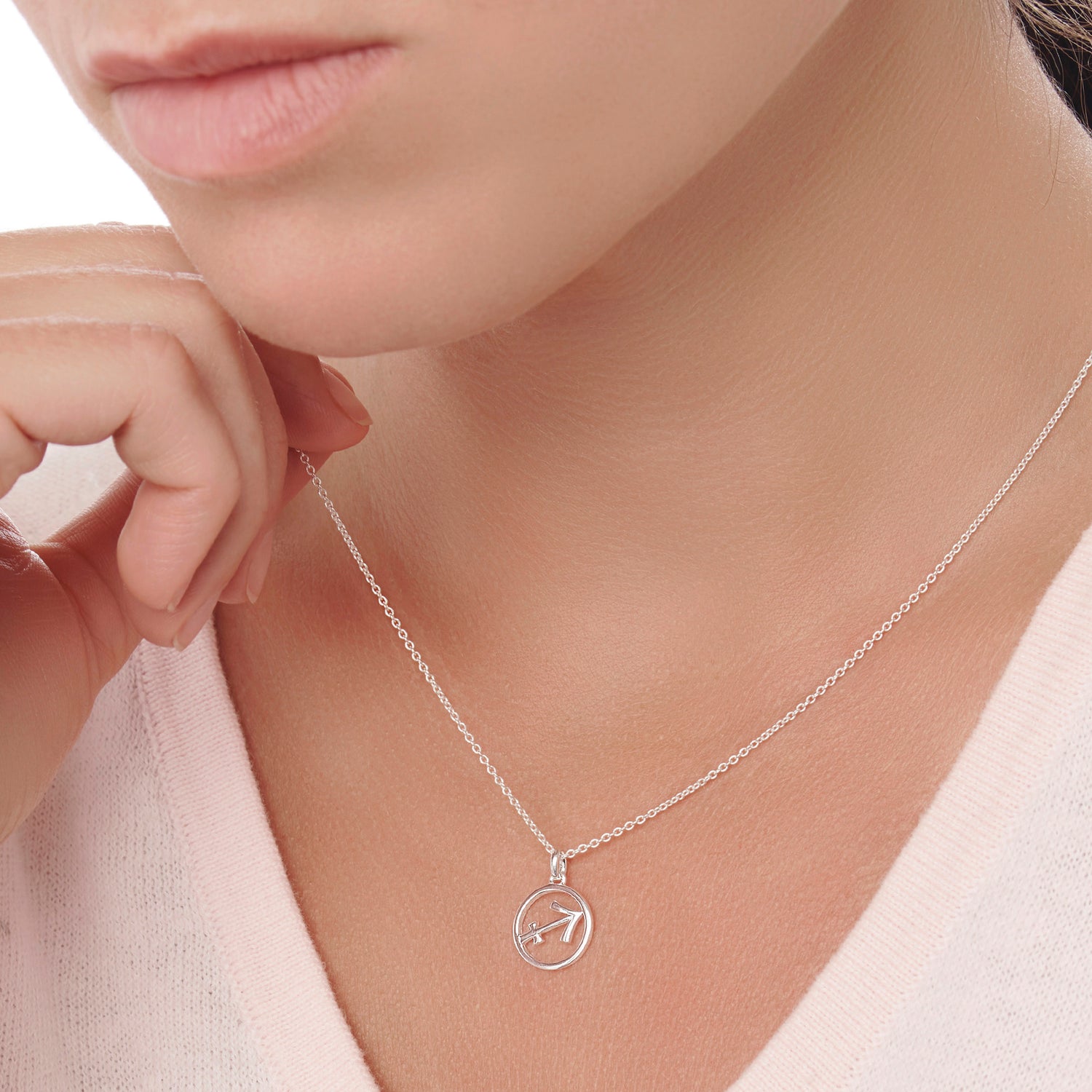 Sagittarius Astrology Chain SEASONAL SALE CHN1085 Silver by Mail