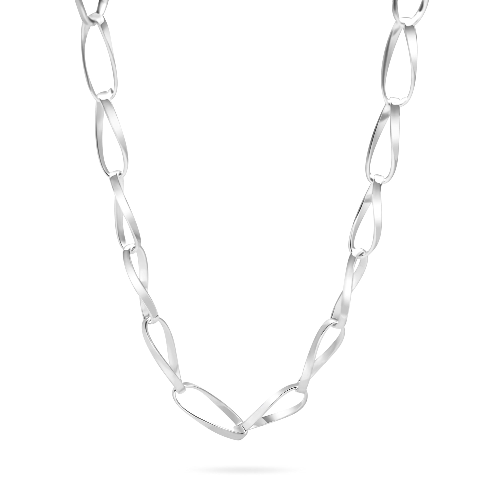 Twisted Link Chain – Silver by Mail