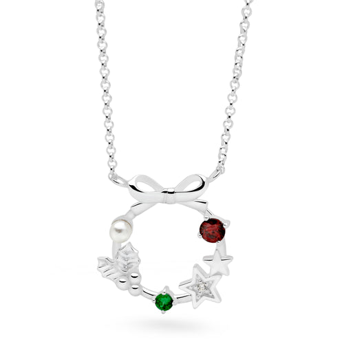 Noelle Wreath Necklace