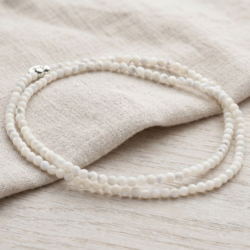 Bodhi Beads Necklace (MOP)