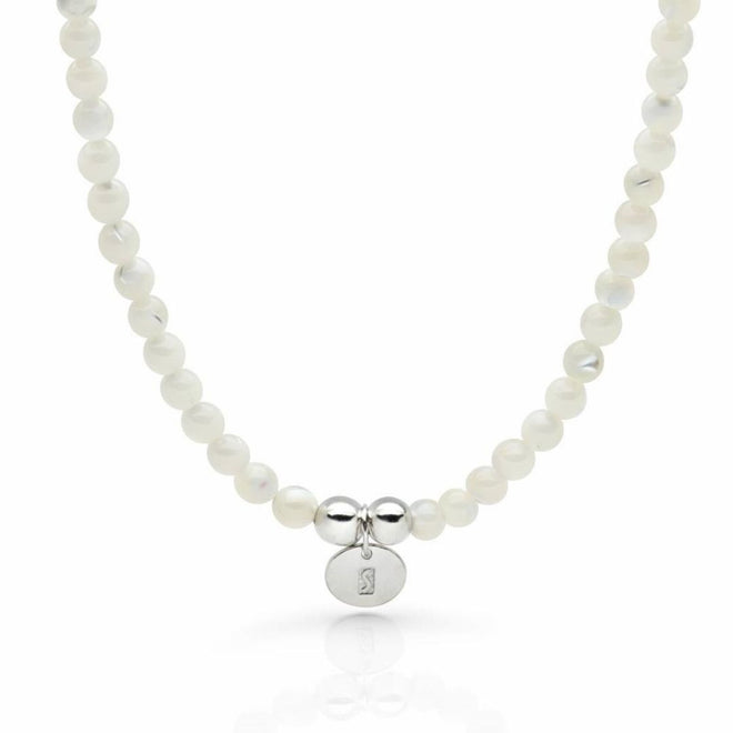 Bodhi Beads Necklace (MOP)