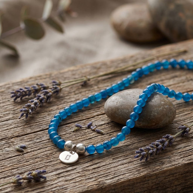 Bodhi Beads Necklace (Blue Apetite)