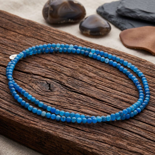Bodhi Beads Necklace (Blue Apetite)