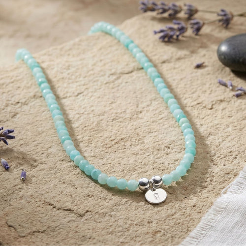Bodhi Beads Necklace (Amazonite)