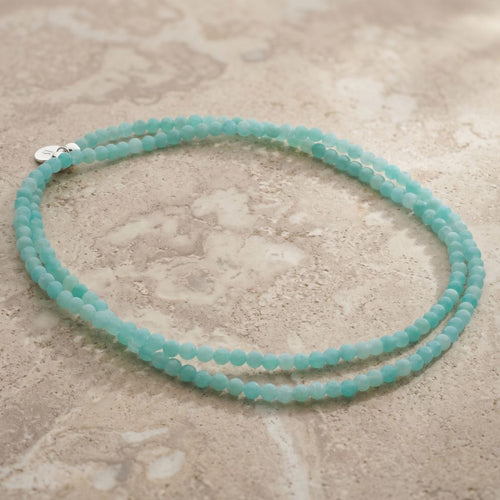 Bodhi Beads Necklace (Amazonite)