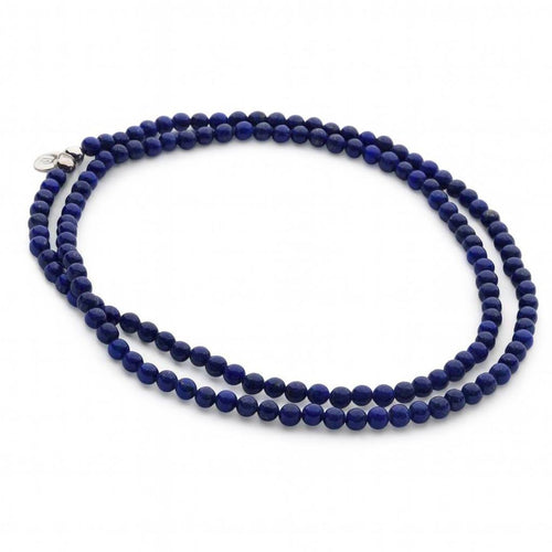 Bodhi Beads Necklace (Lapis Lazuli)