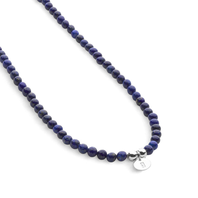 Bodhi Beads Necklace (Lapis Lazuli)