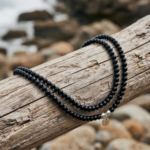 Bodhi Beads Necklace (Onyx)