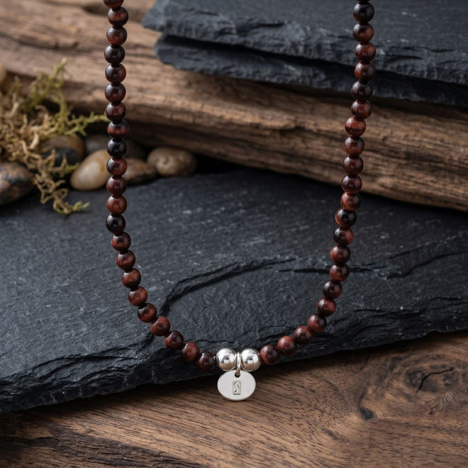 Bodhi Beads Necklace (Tiger's Eye)