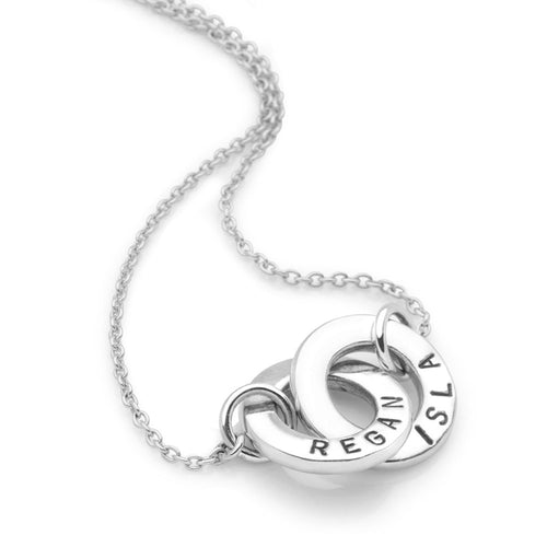 Personalised Rings Necklace