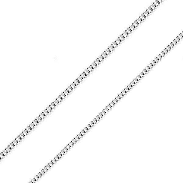 Silver Curb Chain 60cm