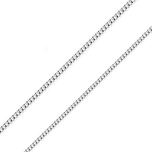 Silver Curb Chain 65cm