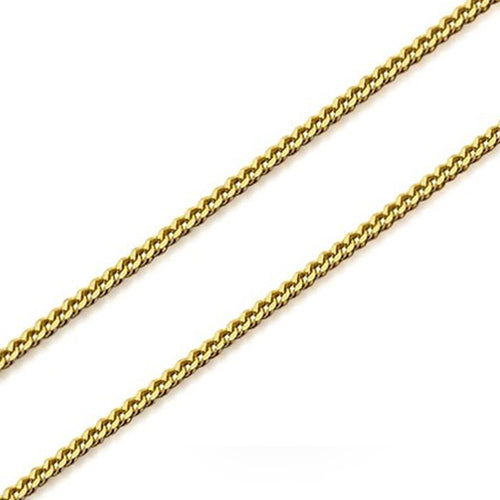 Gold Plated Curb Chain 55cm