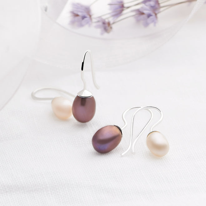 Le Pearl Drops Earrings (White Pearl)