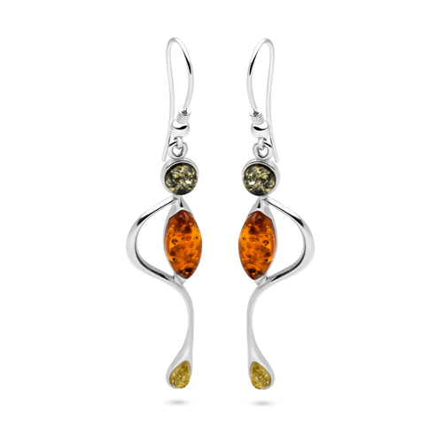 Tousled Amber Earrings