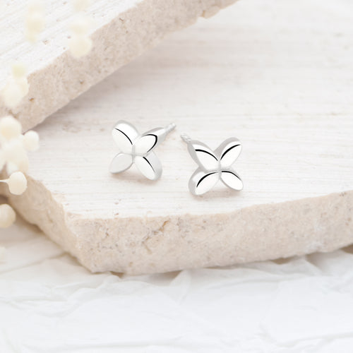 Silver Clover Earrings