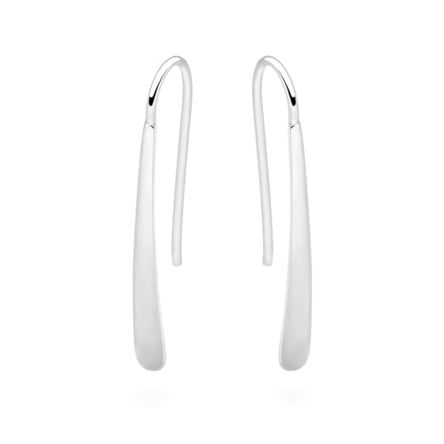 Silver Slip Earrings