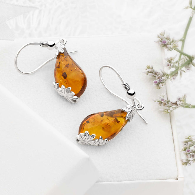 Amber Folly Earrings